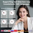 Open-Ear AI Translator Earbuds Real-Time 144 Languages, Ultra-Light ...