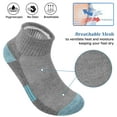 thumbnail image 5 of Loritta Womens Ankle Socks, Athletic Running Sports Cushioned Breathable Socks 6 Pairs, Size 6-8, 5 of 6