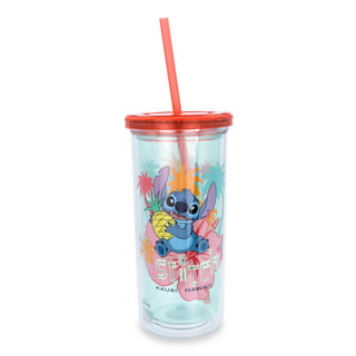 Lilo and Stitch Stay Weird 24oz Color Change Plastic Tumbler w Lid and Straw