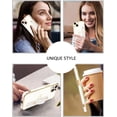 thumbnail image 6 of iPhone 13 Case, iPhone 13 Phone Case Love Heart Cute Case with Wristband Kickstand Holder Soft TPU Plating Bumper Protective Slim Shockproof iPhone 13 Case Cover for Girls Women, White, 6 of 15