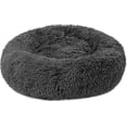 thumbnail image 1 of Pet Bed for Cats and Dogs, Round Plush Dog Bed, Doughnut Shape, Choice of Colour and Size, 1 of 5