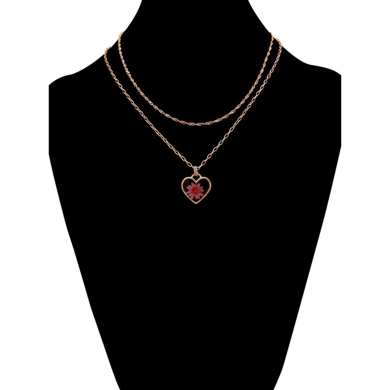 【激レア】windy＆rainy  Sierra300 GOLD 2個セット Believe by Brilliance Women's Daisy Double Necklace Set in 14KT