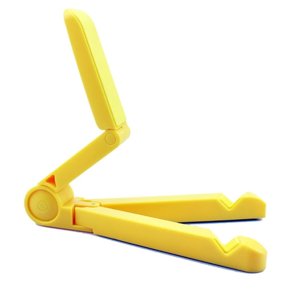 Anvazise Universal Foldable Adjustable Desktop Mount Tablet Support Stand for iPad 6/5 Yellow