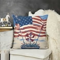 thumbnail image 2 of YINGXI ,Star Stripes Truck Truck Decorative Pillow Case 12x12in, 2 of 5