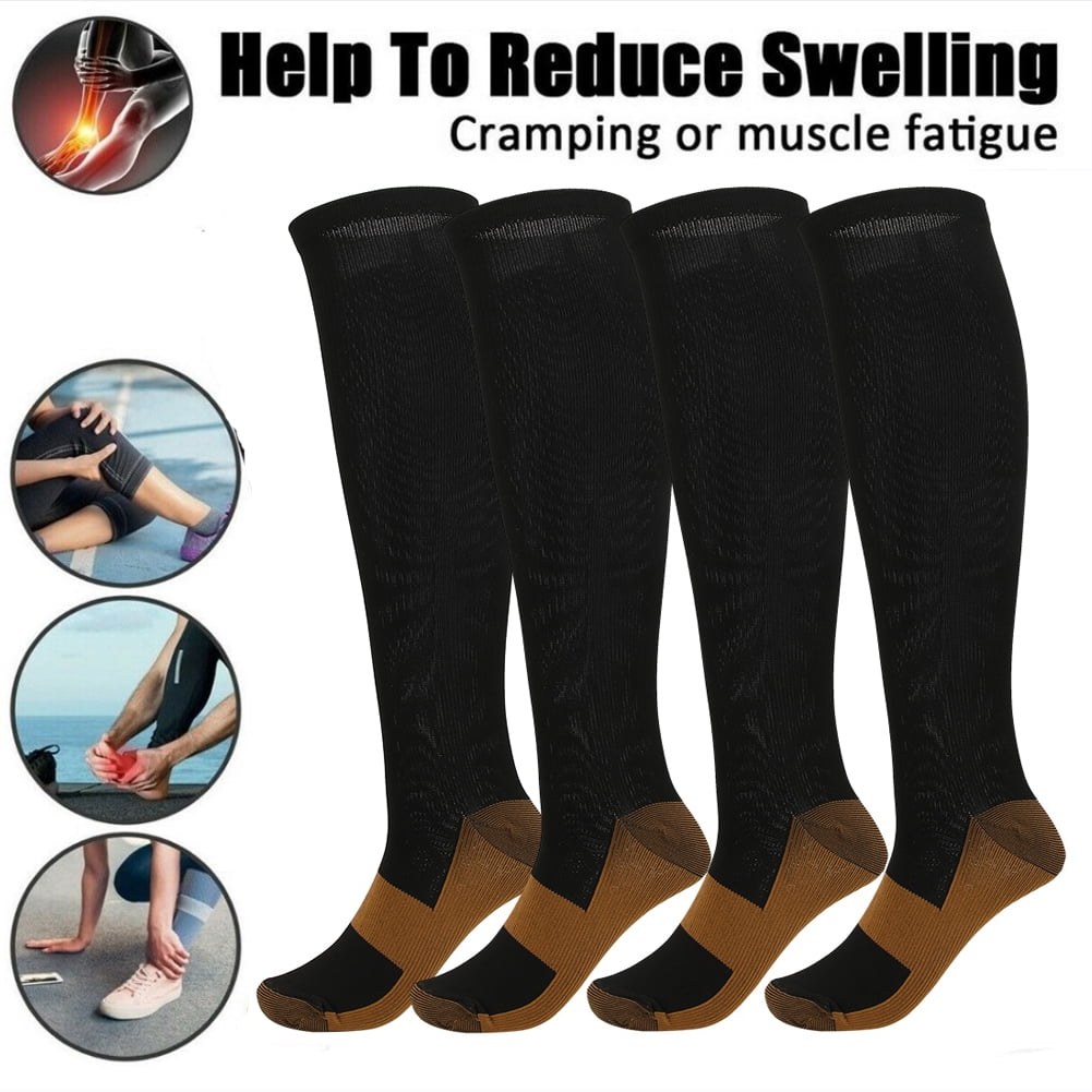 BuyWeek 2Pair Adjustable Sport Compression Stockings Men & Women