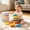 B, variant on Interlocking Stacking Bath Cups Bath Tub Water Play Toy Early Education Water Toy for Toddler Splashing Play Sweet Present for Baby 5.9"
