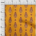 thumbnail image 1 of oneOone Viscose Chiffon Fabric Leaves & Paisley Block Print Sewing Fabric BTY 42 Inch Wide, 1 of 4
