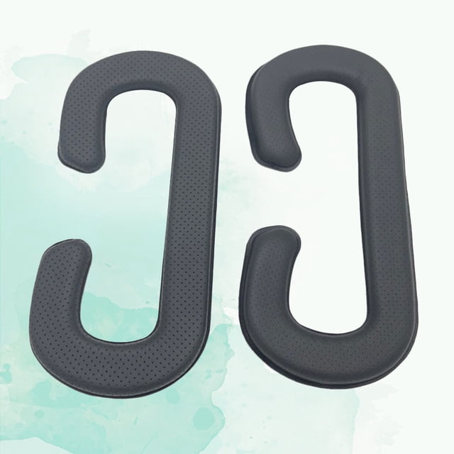 OULII Rentrée des Classes Coussinet Facial VR Confortable 2 Ensembles pour Casque Vive avec Soulagement de la Pression en Noir