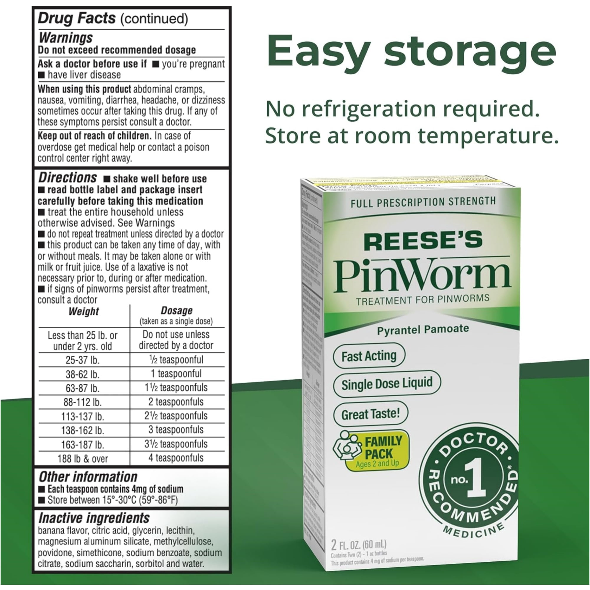 Reese's Pinworm Medicine, 1 fl oz.