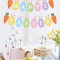 thumbnail image 6 of Happy Easter Decorative Hanging Flag Bunting, Macaron Color Bunny Egg Carrot Banner Garland for Spring Home Party Wall Door Festival Decoration, 6 of 6