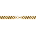 thumbnail image 3 of Collier Chaîne Cubaine pour Homme de 22 Pouces en Acier Inoxydable Jaune - 5 mm, 3 of 4