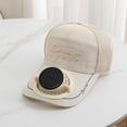 thumbnail image 2 of AJGRHE Solar Powered Fan Hat For Sun And Breathable Sun Hat With USB Chargeable Fan For Outdoor Activities And Beach Days Beige One Size, 2 of 5