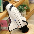 thumbnail image 3 of Peluche de astronauta y nave espacial para niños, juguete de avión de peluche suave de ciencia ficción, regalo creativo de cumpleaños, 3 of 5