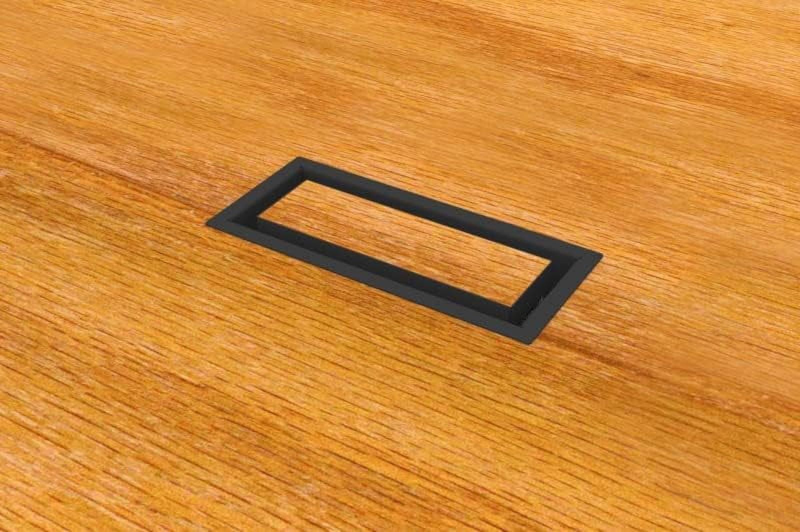 4x10-Classic, Floor-Matching Heavy-Duty Metal Vent Cover, Floor Register, White, Made in Canada