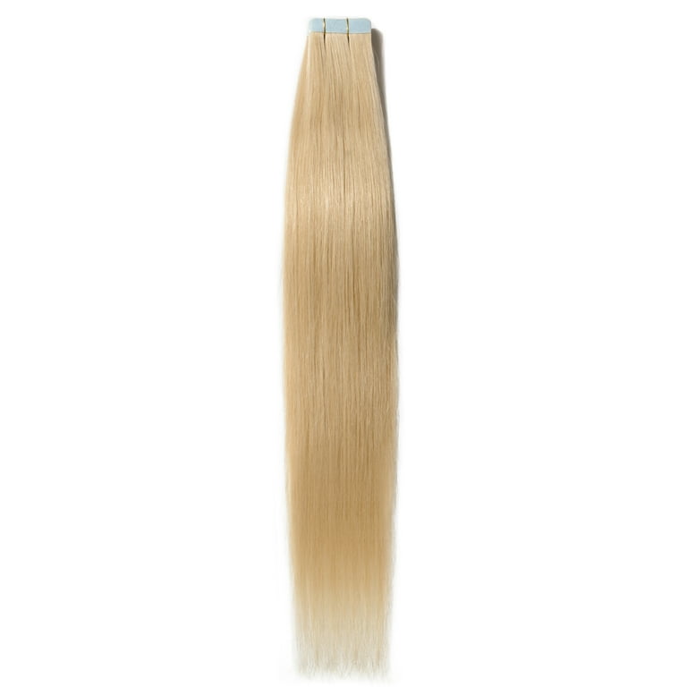 Human hair clearance extensions glue in