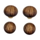 thumbnail image 2 of 4 ganchos de madera para colgar en la pared, tiradores de madera, decoraciones portátiles y novedosas. Redondo, 2 of 9