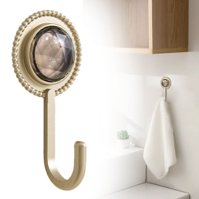 ZTTD 1 Pack Adhesive Hook Cute Utility Hook, Key Hook for Wall Decorative, for Hanging Hat, Towel, Key, Towel Hook Wall Mount for Home, Kitchen, Bathroom, Office