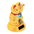 thumbnail image 4 of Gato de la suerte solar, Gato de la fortuna que saluda con energía solar, Gato que agita, Probado profesionalmente, 4 of 14