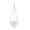 White, variant on Yhmxh Self-Watering Hanging Planters, Indoor Outdoor Garden Flower Plants Pot Container with Drainer and Hanging Chain, Garden Hanging Planters, Round Hanging Basket Pot