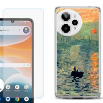 Phone Case for Cricket Icon Pro 2026, with Screen Protector, by OneToughShield - Sunrise Impression