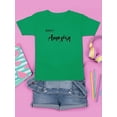 thumbnail image 3 of Make It Amazing Crystals T-Shirt Juniors -Image by Shutterstock,  x-Small, 3 of 4