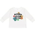 thumbnail image 3 of Inktastic In a World You Can Be Anything Be Kind Autism Awareness Boys or Girls Long Sleeve Toddler T-Shirt, 3 of 5