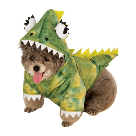 Prehistoric Green Jurassic Dinosaur Spined Lizard Pet Costume