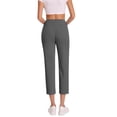thumbnail image 4 of Work Pants for Women High Waist Stretch Formal Dress Suit Pants Casual Business Slim Fit Office Trousers Slacks, 4 of 6