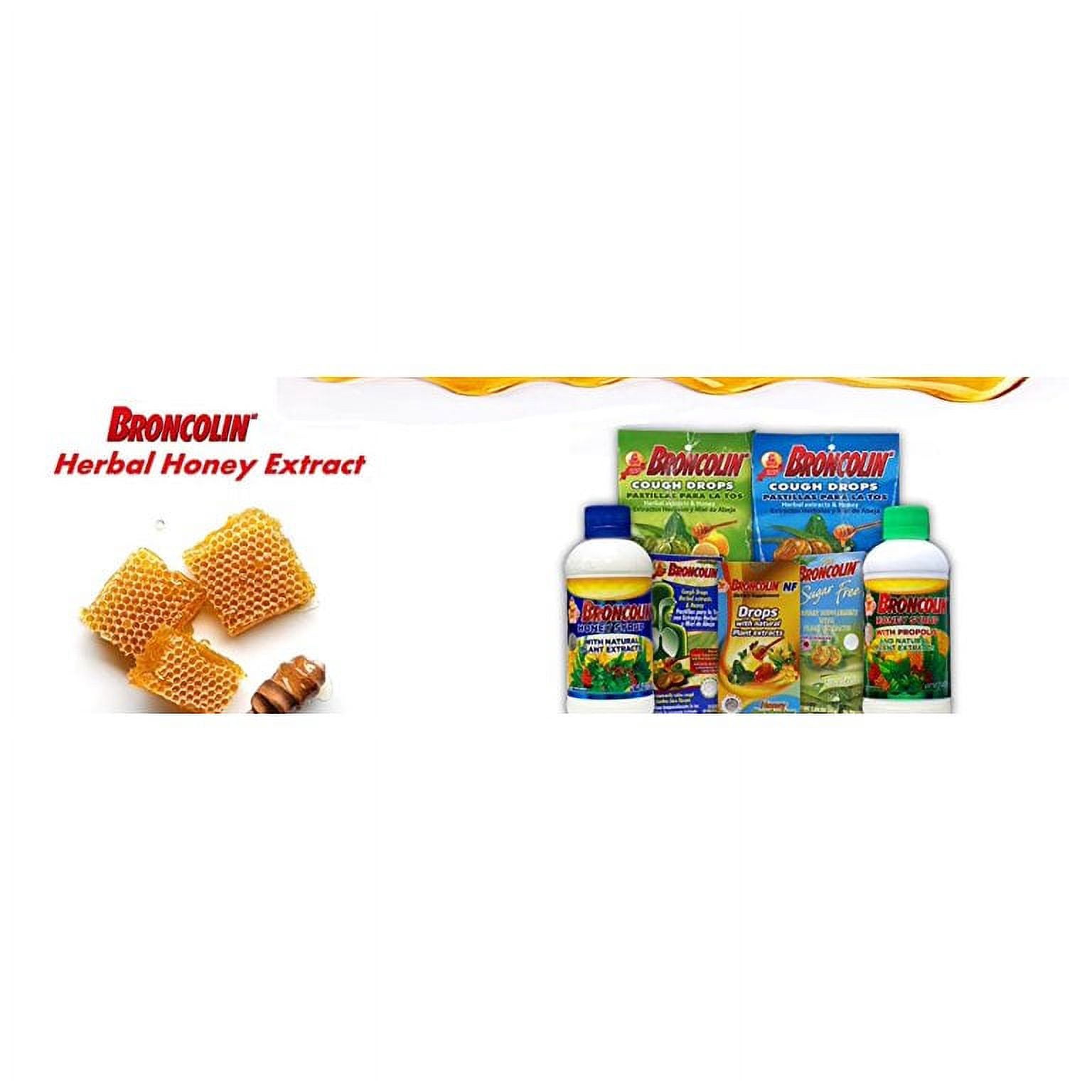 Broncolin Herbal Hard Candy, Honey & Peppermint 1.4 oz (Pack of 6)