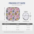 thumbnail image 3 of Fotbe Cute Donuts Juego de 2 Piezas de Parasoles para Parabrisas | Bloqueador Solar para Auto | Accesorios Plegables para Protección Solar Interior-Small, 3 of 6