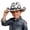 White2, variant on MUXiin Cowboy Hats for Kids Children's Cow Print Pattern Suitable for Party Occasions Denim Style Hat