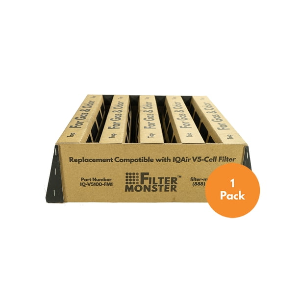 Activated Carbon Replacement Compatible with IQAir V5Cell Gas & Odor