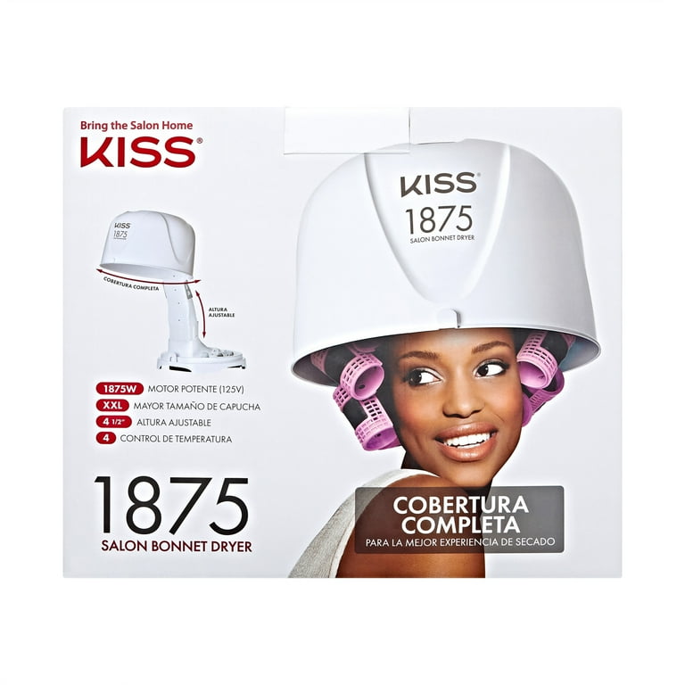 KISS Salon Pro Ceramic Tourmaline Portable Hair Dryer, 1875 Watts