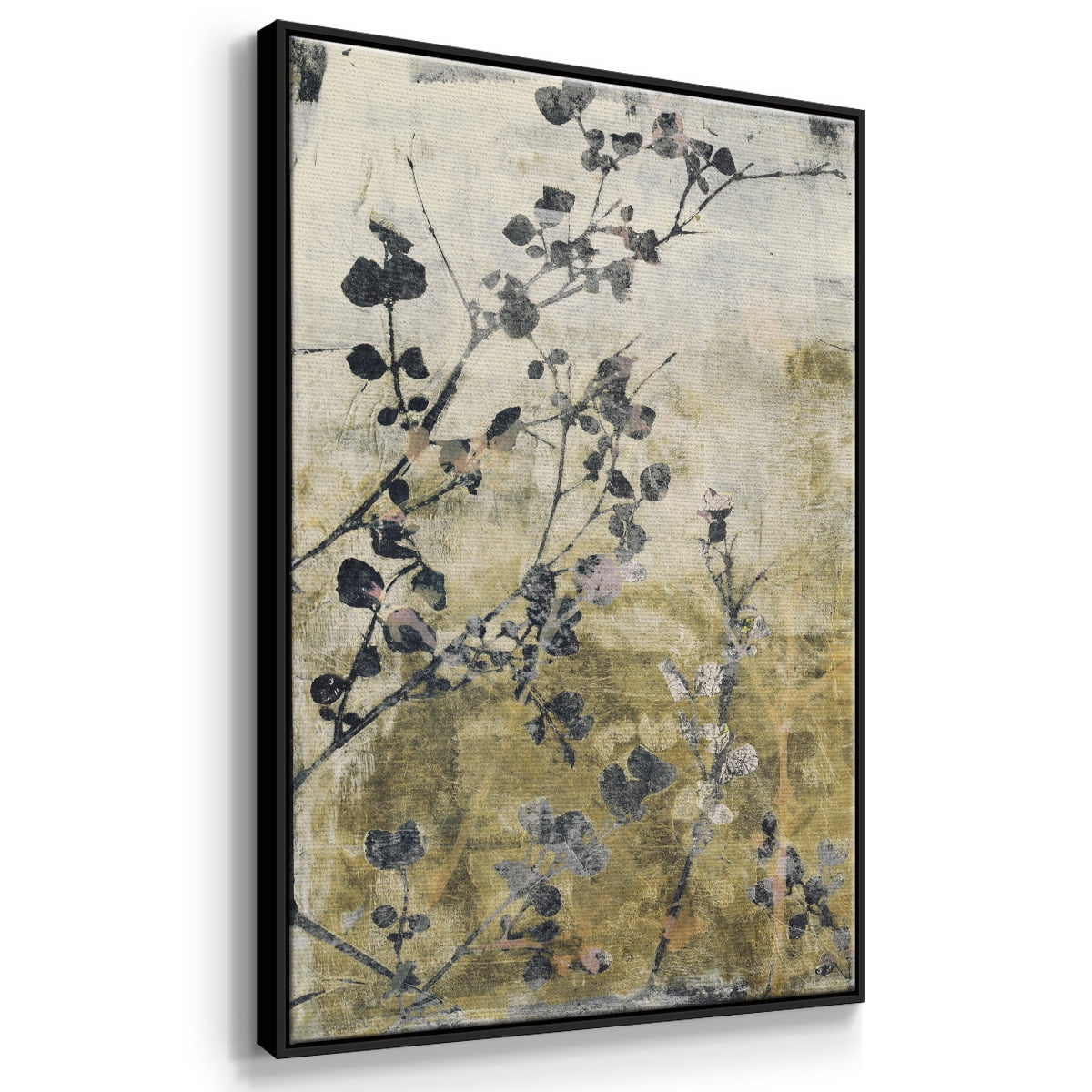 Boundless VII Framed Premium Gallery Wrapped Canvas - Ready to Hang - 17 x 25 - Black Floating Frame