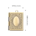thumbnail image 4 of 2 piezas PCOLA VINTAGE CLOQUETES COLETO PHOTO PENDENTS LIBRO LIBRO COLEQUITOS PARA COLETO, 4 of 5