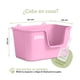 thumbnail image 4 of Arenero Para Gato Caja De Arena Mediano Con Pala Esquimal Pets Color Rosa, 4 of 6