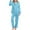 1-Sky Blue, variant on Pajamas For Women Set Long Sleeve Button Down Comfortable Wear Soft Outfit Daily Party Sleepwear Loungewear Nightwear Nightclothes Homewear