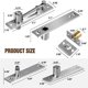 thumbnail image 5 of Door Pivot Hinge, Pivot Hinge System with Goal Kick Hardware, for Heavy Duty Wood Doors Up to 200 Lb, 5 of 5