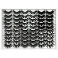 thumbnail image 2 of 30 Pairs 20MM False Eyelashes Wholesale 6 Styles Mixed Lashes 8D Fluffier Volume Dramatic Faux Mink Eyelashes Thick Full Strip Lashes Pack, 2 of 7
