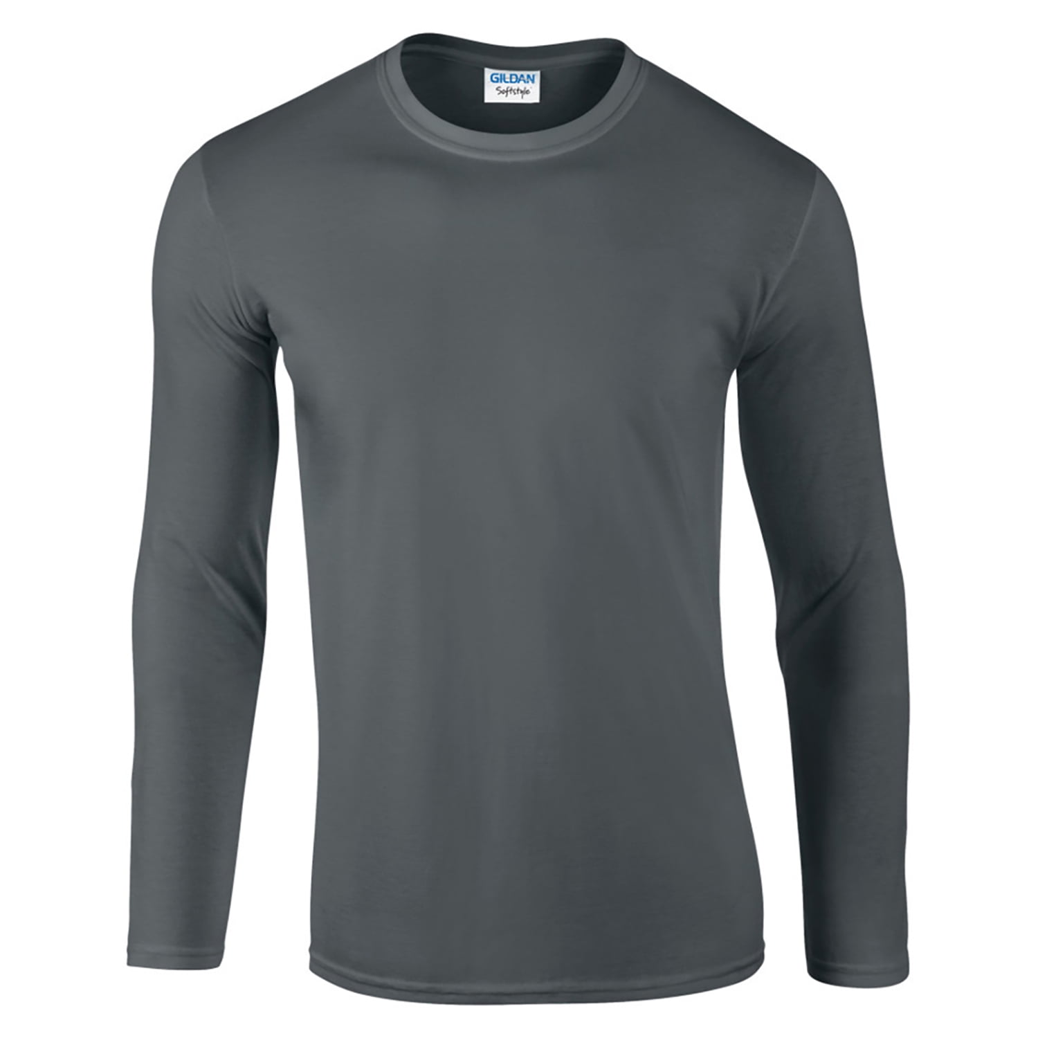 black long sleeve crew neck t shirt