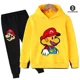 thumbnail image 1 of Ropa de Super Mario Bros para niños, 2-16T, novedad de 2024 Chándal estampado para niño y niña, traje de sudadera y pantalones, chándal para Adolescente, 1 of 1