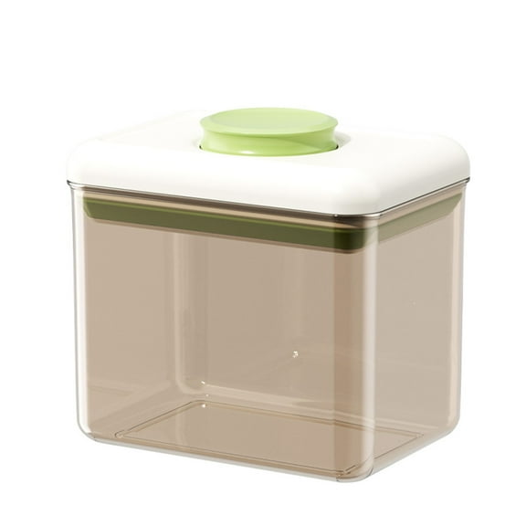 Mauxuk Airtight Food Storage Container, Push-Button Sealed Plastic Canister for Dry Food, Grain, Cereal, 0.16 Gallon, BPA-Free, Stackable