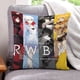 thumbnail image 1 of RWBY Fundas de almohada de terciopelo con tema, regalos de funda de almohada, decoración para el hogar, cojín de lanzar, regalo de cumpleaños para fans y parejas. 45cm x 45cm., 1 of 6