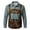 Blue, variant on Oktoberfest Men's Long Sleeve Shirt,German Bavarian Style Holiday Party Costume Top