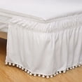 thumbnail image 5 of Luoshdecor Wrap Around Dust Ruffle Bed Skirt, Bed Skirts for Adjustable Bed, Easy Fit and Wrinkle Free Bed Skirt for Home Decor ,Hotel, 5 of 6