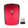 thumbnail image 1 of Sidaley Ratón inalámbrico portátil plegable de 2,4 GHz, 1600DPI, 3 botones, ratón de escritorio para juegos, ratón plegable para oficina en casa, Juegos de teclado y mouse para computadora rojo, 1 of 4