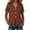 A-Bronze, variant on MaFYtyTPR Women Summer V-Neck Shirts Solid Color Cotton Linen Fashionable Button Loose Comfortable Tops A-Army Green L