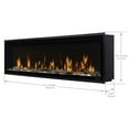 thumbnail image 5 of Dimplex Ignite Evolve 60 Inch Built-in Smart, Wi-Fi Linear Electric Fireplace with Logs & Media Kit - Control with The Flame Connect App, 5 of 9
