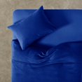 thumbnail image 2 of Juego de sábanas de forro polar tamaño queen 2.0 (210 x 245 cm), color azul real, 2 of 2
