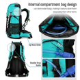thumbnail image 4 of 60L Waterproof Hiking Backpack Camping Travel Daypack with Rain Cover for Camping Hiking Travel, 4 of 4